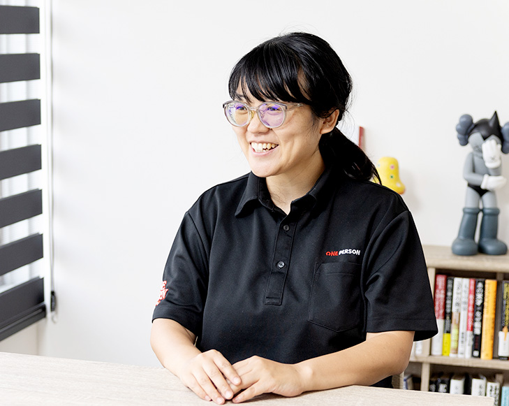 佐藤さん インタビュー風景